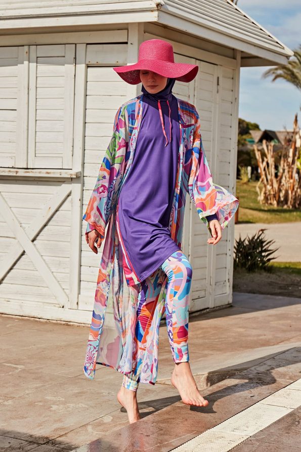 Colorful beach cover up online