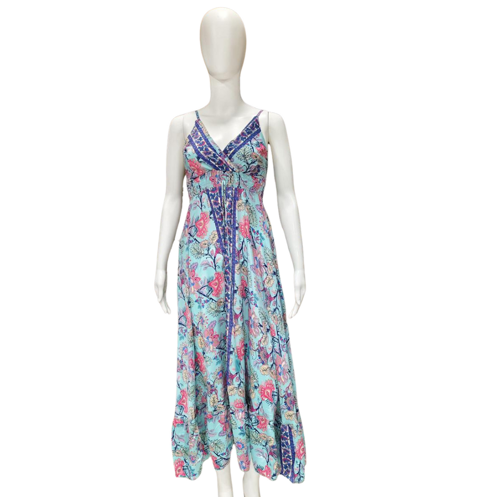 Tropical Beach Dress - Long Sleeveless