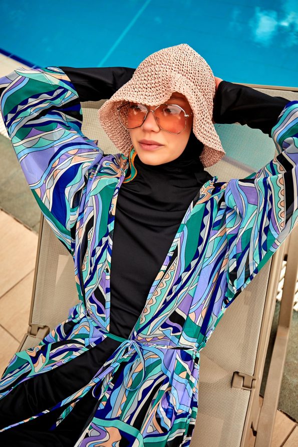 Fresh Spring Beach Cover-up Kimono