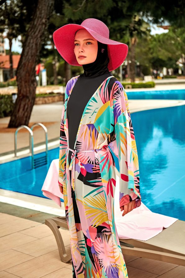 Munsell Beach Cover-up Kimono